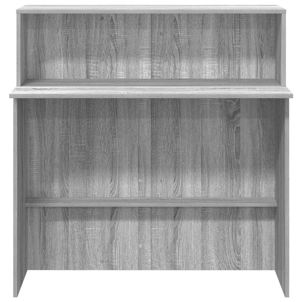 Recepční Stůl Šedý Sonoma 100X50X103,5 Cm Kompozitní Dřevo