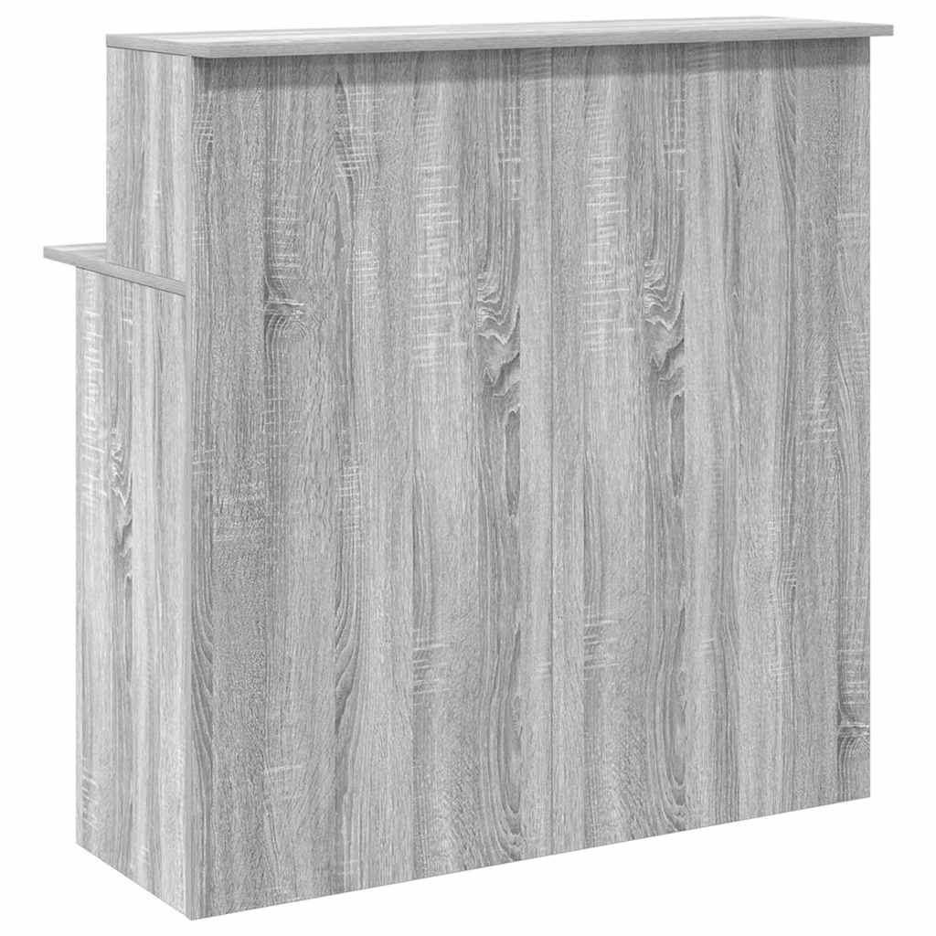 Recepční Stůl Šedý Sonoma 100X50X103,5 Cm Kompozitní Dřevo