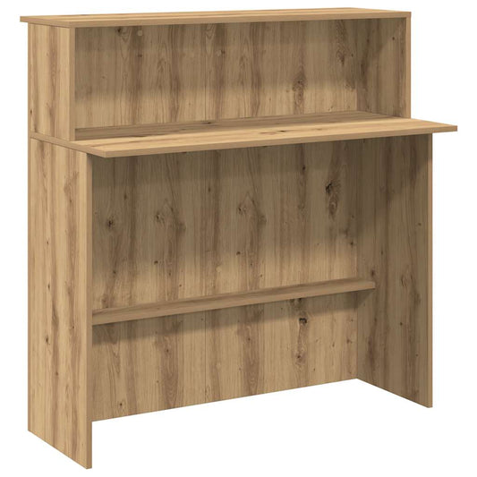 Recepční Stůl Dub Artisan 100X50X103,5 Cm Kompozitní Dřevo