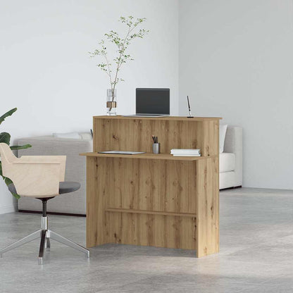 Recepční Stůl Dub Artisan 100X50X103,5 Cm Kompozitní Dřevo