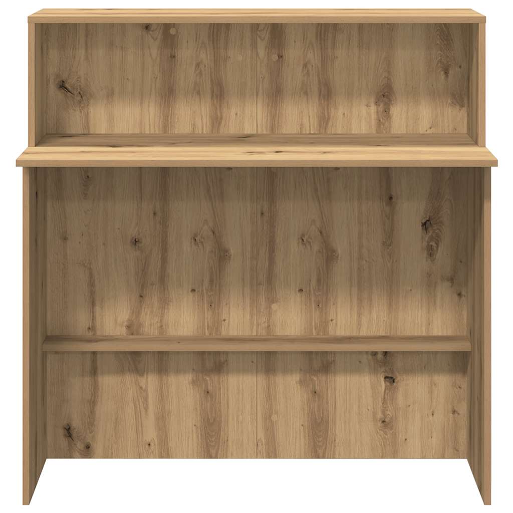 Recepční Stůl Dub Artisan 100X50X103,5 Cm Kompozitní Dřevo