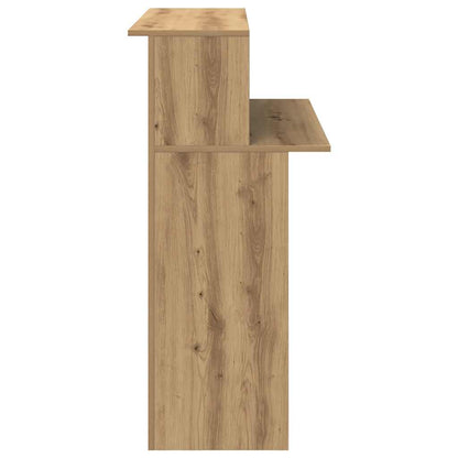 Recepční Stůl Dub Artisan 100X50X103,5 Cm Kompozitní Dřevo