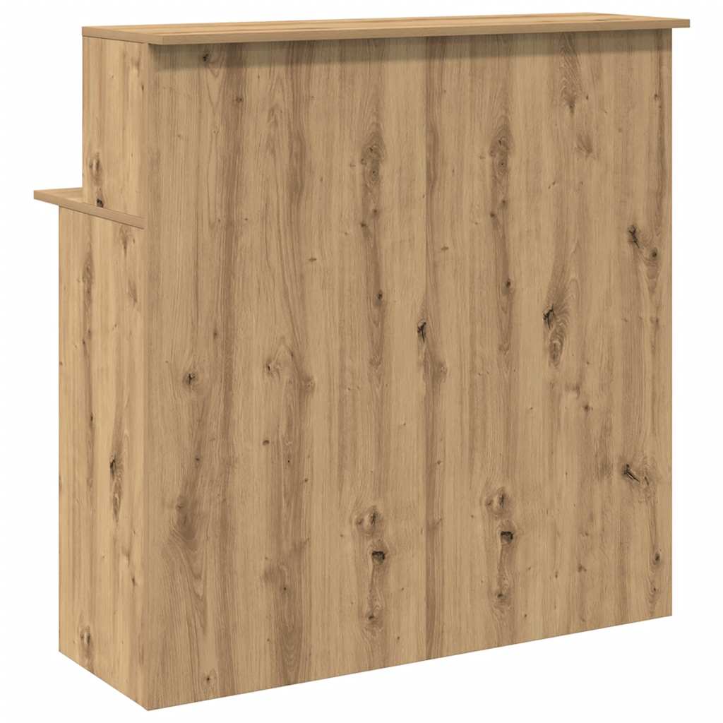 Recepční Stůl Dub Artisan 100X50X103,5 Cm Kompozitní Dřevo