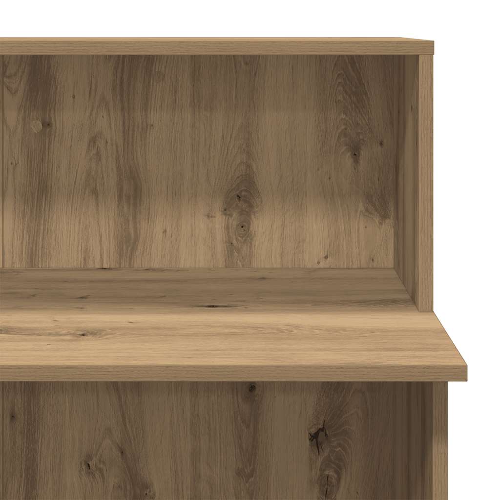 Recepční Stůl Dub Artisan 100X50X103,5 Cm Kompozitní Dřevo