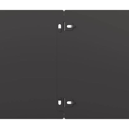 Travní Lemy 10 Ks Černé 20X103 Cm Ocel Válcovaná Za Studena
