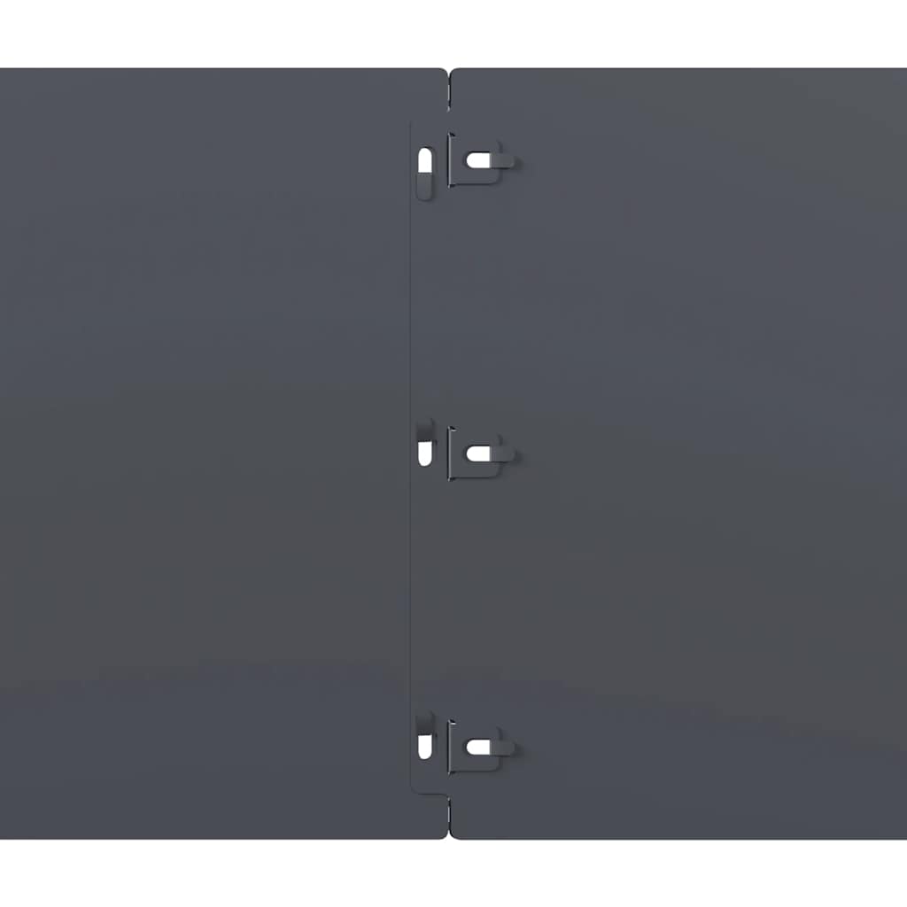 Travní Lemy 10Ks Antracitová 25X103Cm Ocel Válcovaná Za Studena