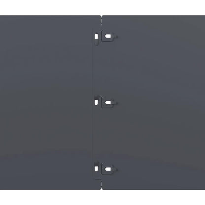 Travní Lemy 10Ks Antracitová 25X103Cm Ocel Válcovaná Za Studena