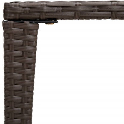 Zahradní Hnízdové Stolky 3 Ks Hnědé Polyratan