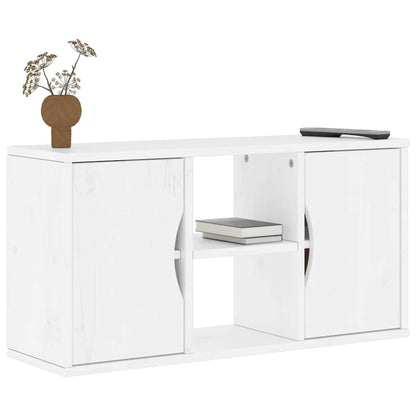 Tv Skříňka Se Zásuvkou "Odda" 79X24X40 Cm Borovicový Masiv