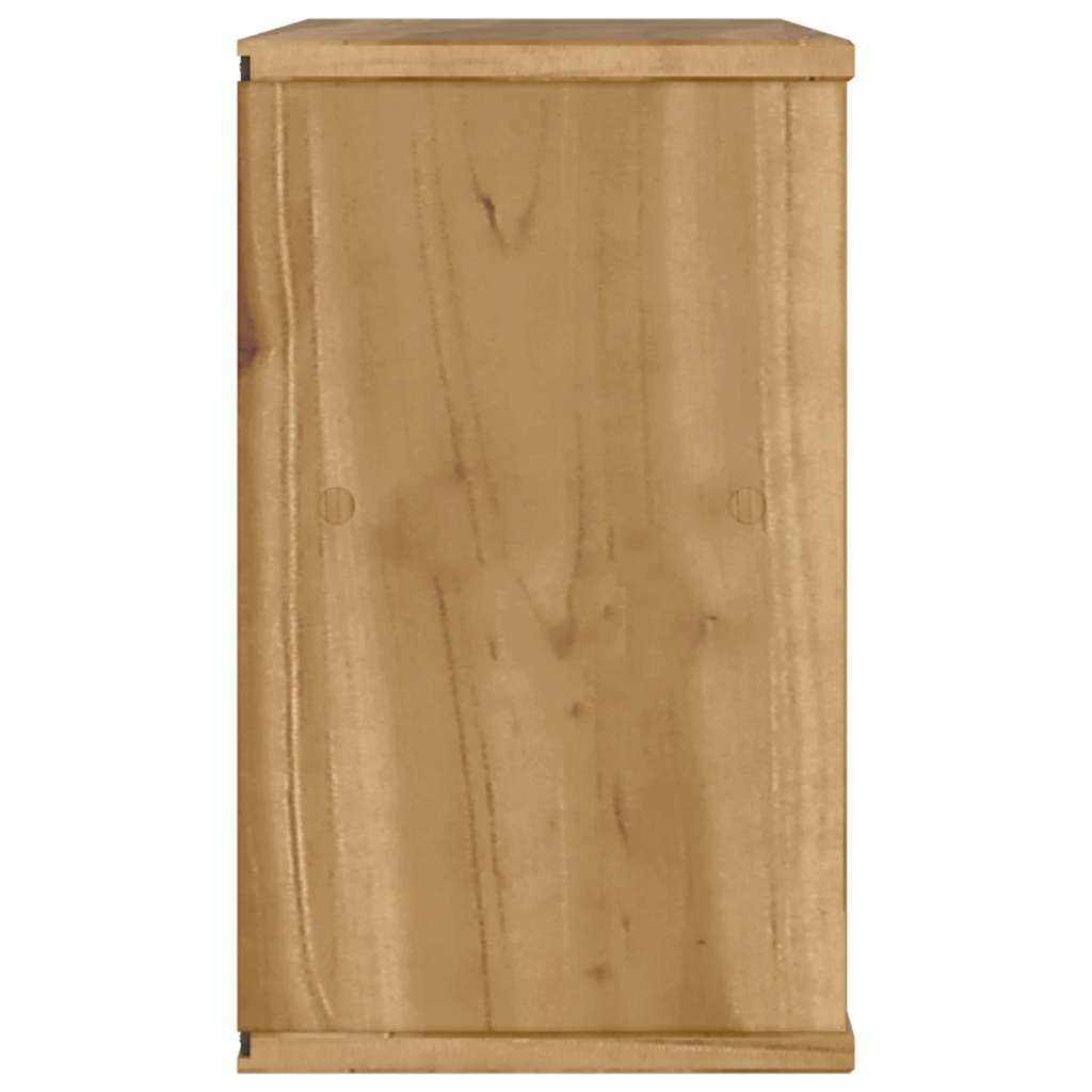 Tv Skříňka Se Zásuvkou "Odda" 79X24X40 Cm Borovicový Masiv
