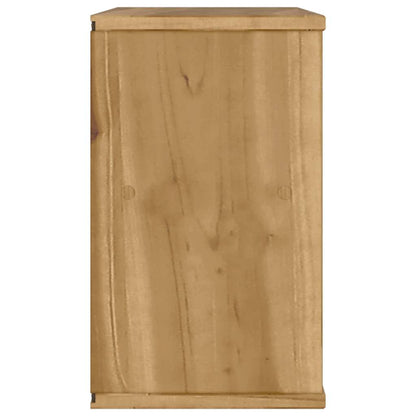 Tv Skříňka Se Zásuvkou "Odda" 79X24X40 Cm Borovicový Masiv