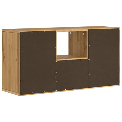 Tv Skříňka Se Zásuvkou "Odda" 79X24X40 Cm Borovicový Masiv