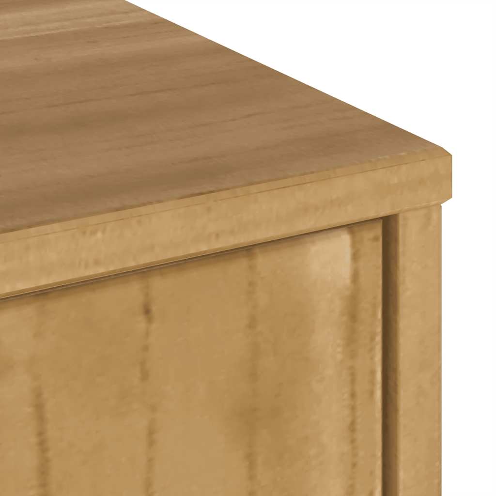 Tv Skříňka Se Zásuvkou "Odda" 79X24X40 Cm Borovicový Masiv