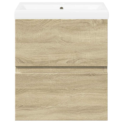 2Dílný Set Koupelnového Nábytku Kompozitní Dřevo Dub Sonoma