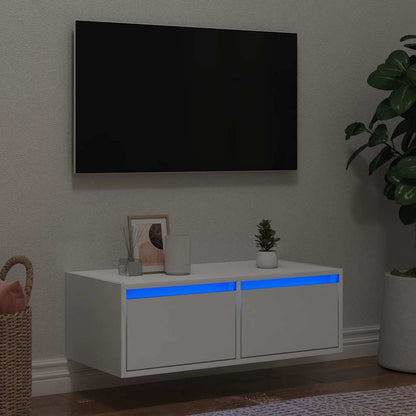 Nástěnný Noční Stolek S Led Osvětlením