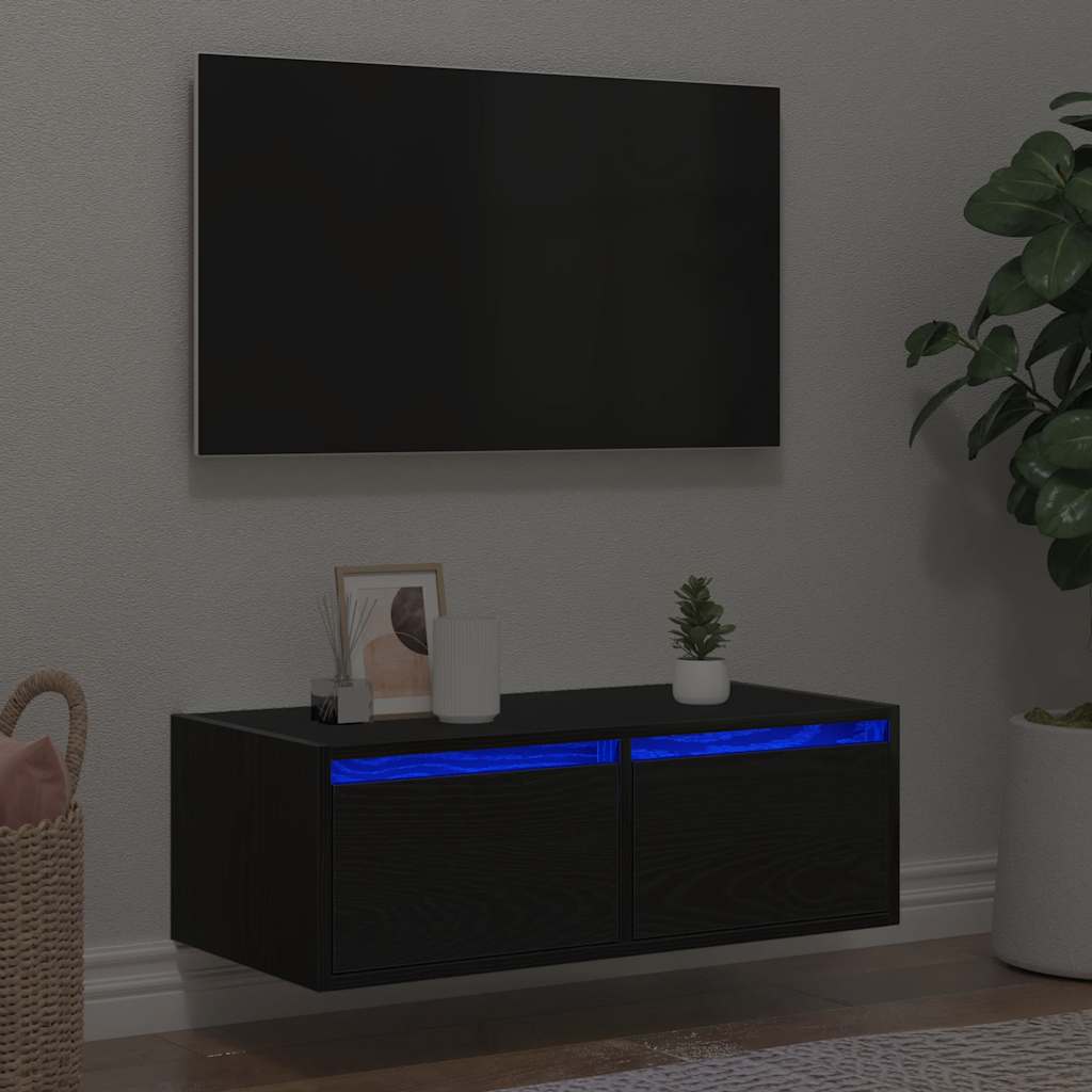 Nástěnný Noční Stolek S Led Osvětlením