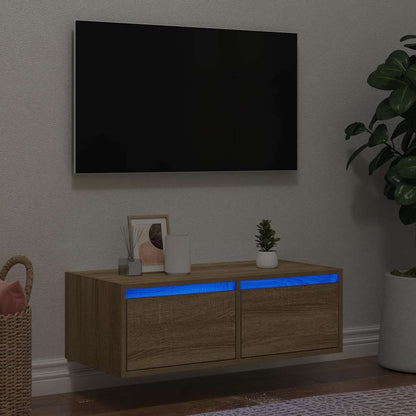 Nástěnný Noční Stolek S Led Osvětlením