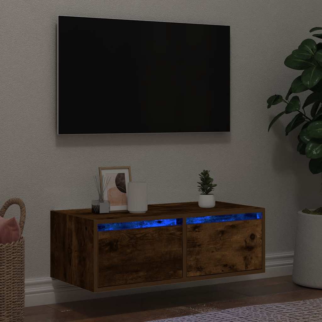 Nástěnný Noční Stolek S Led Osvětlením