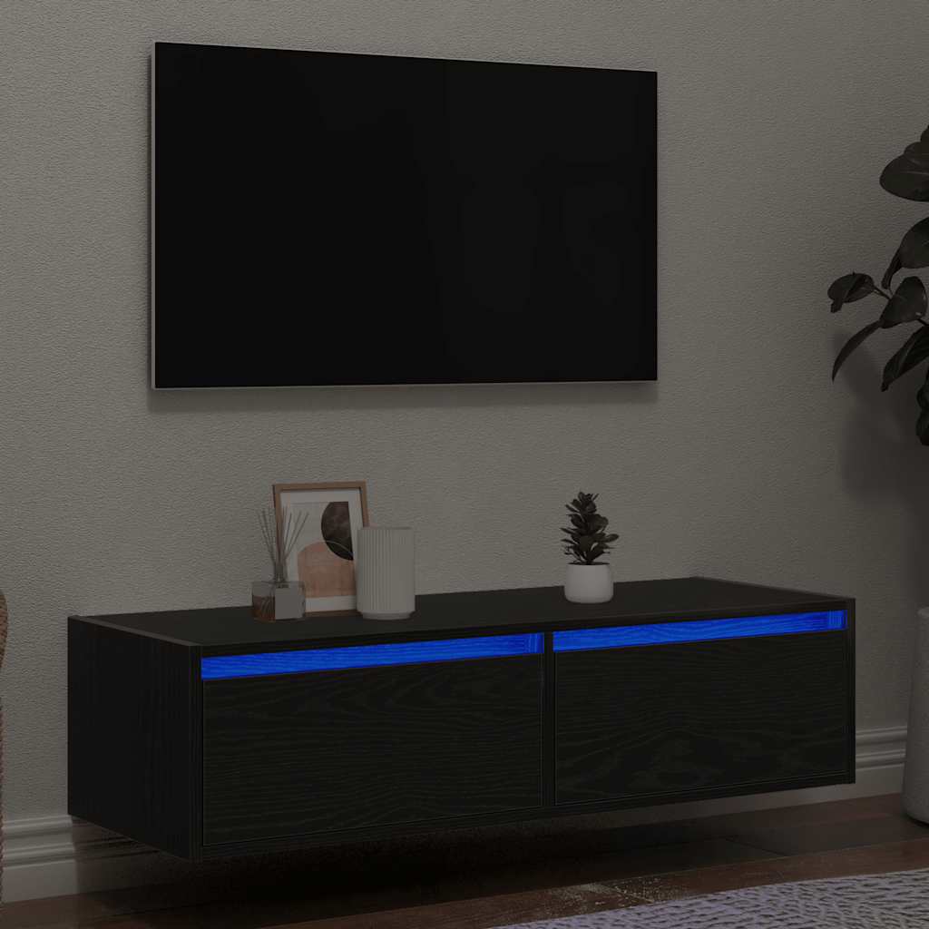 Nástěnný Noční Stolek S Led Osvětlením