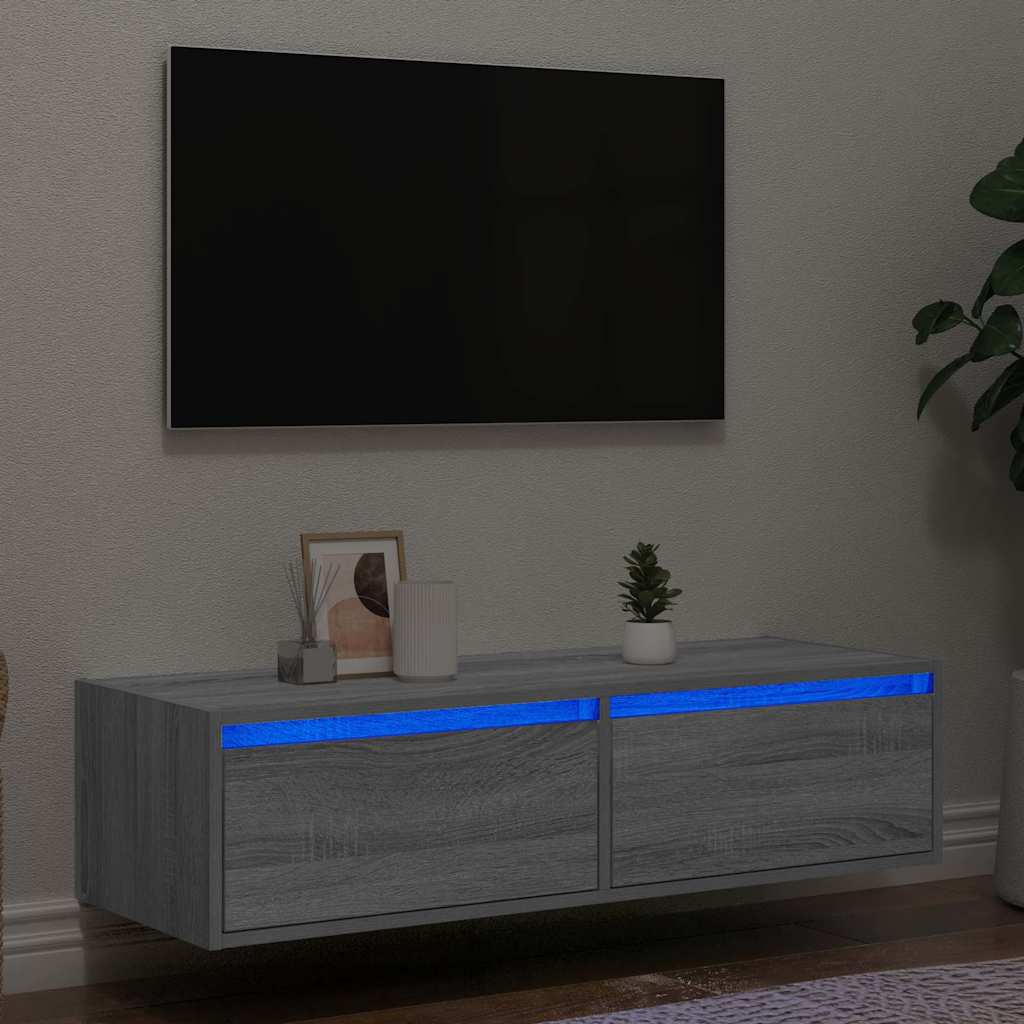 Nástěnný Noční Stolek S Led Osvětlením