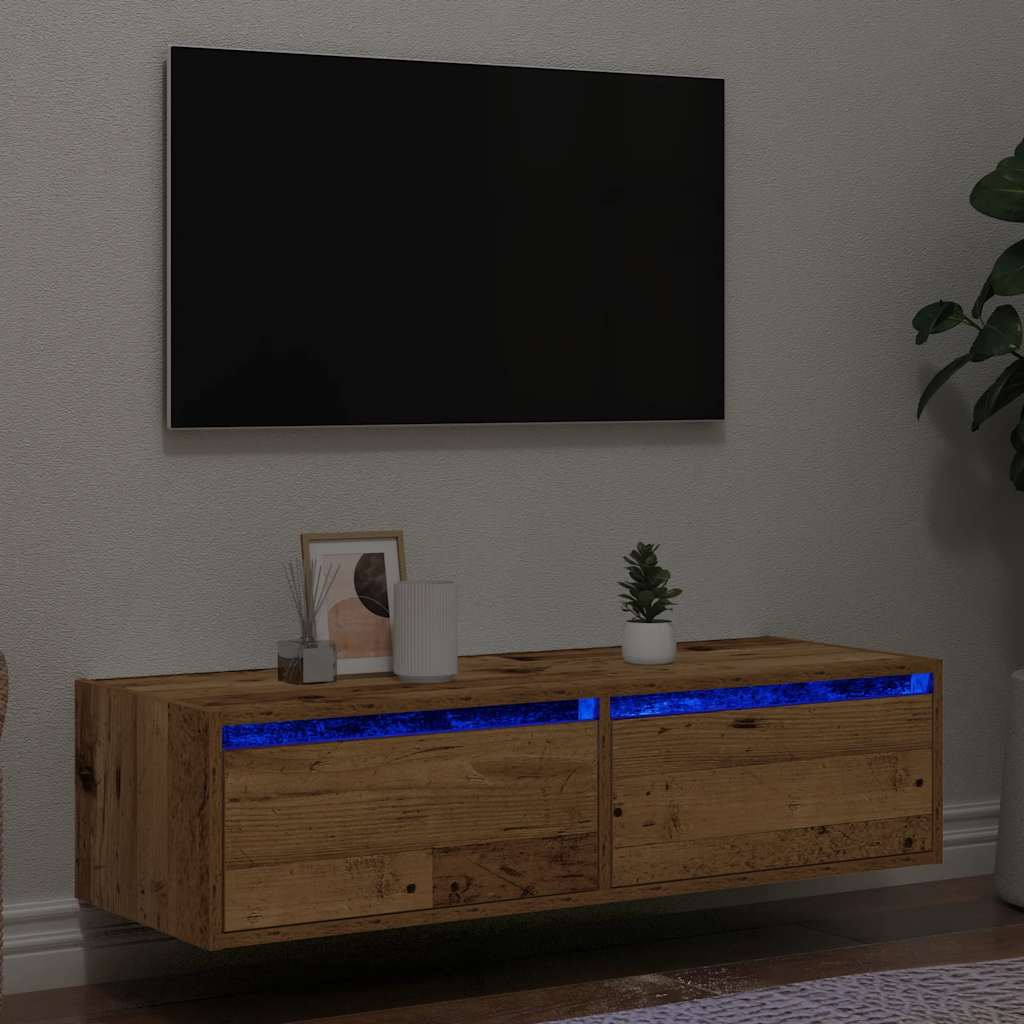 Nástěnný Noční Stolek S Led Osvětlením