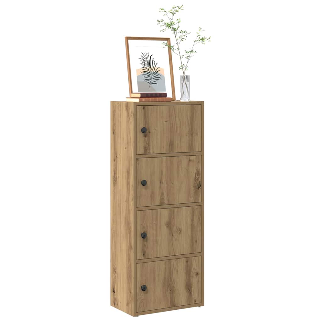 Knihovna 40X24X Kompozitní Dřevo