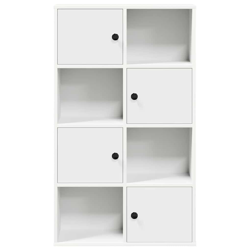 Knihovna 60X24X101,5 Cm Kompozitní Dřevo Bílá