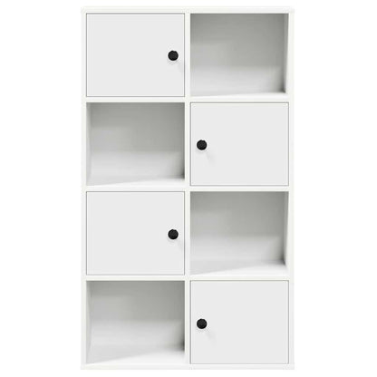 Knihovna 60X24X101,5 Cm Kompozitní Dřevo Bílá