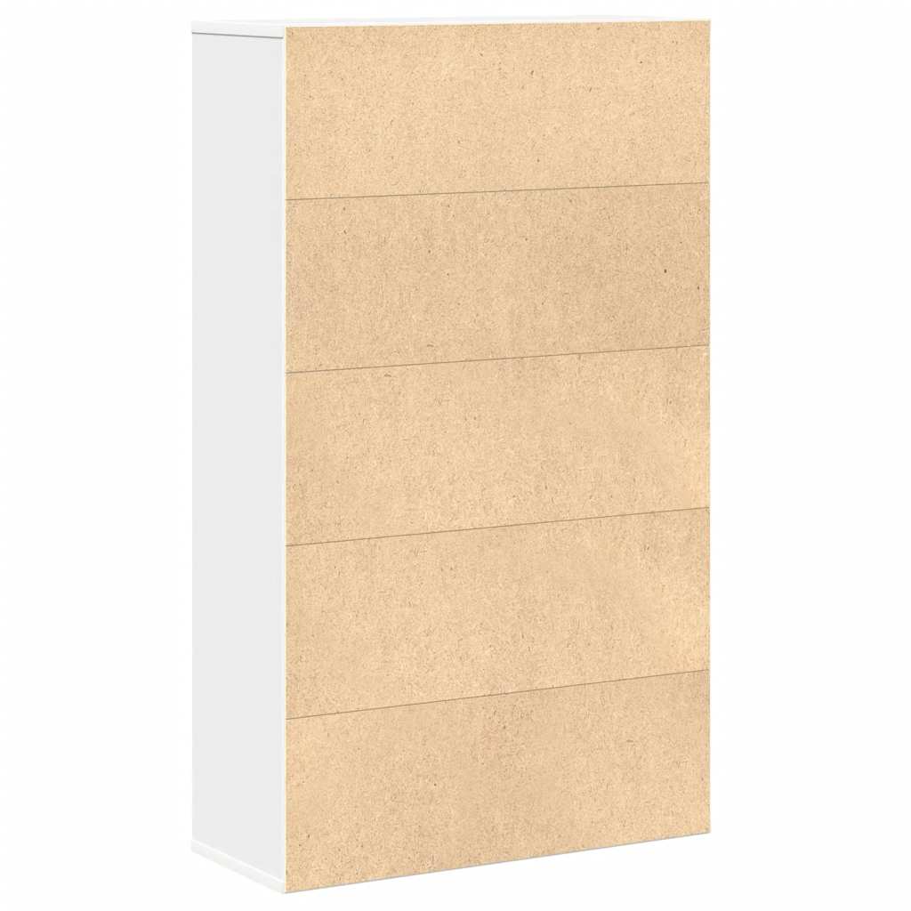 Knihovna 60X24X101,5 Cm Kompozitní Dřevo Bílá