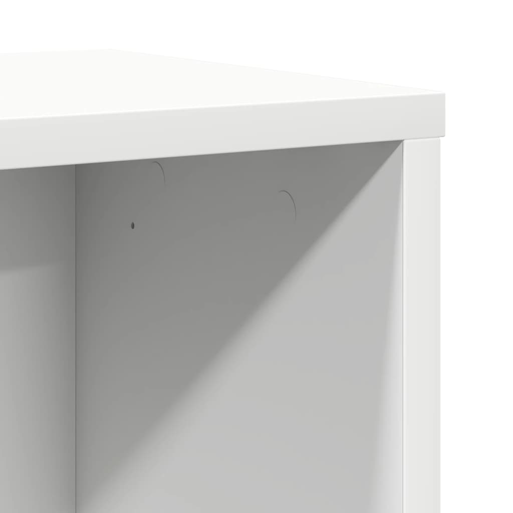 Knihovna 60X24X101,5 Cm Kompozitní Dřevo Bílá