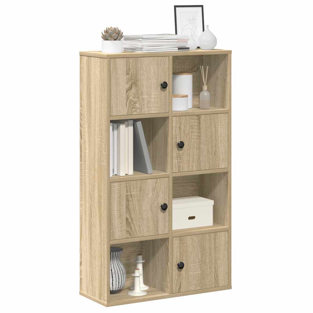 Knihovna 60X24X101,5 Cm Kompozitní Dřevo Dub Sonoma