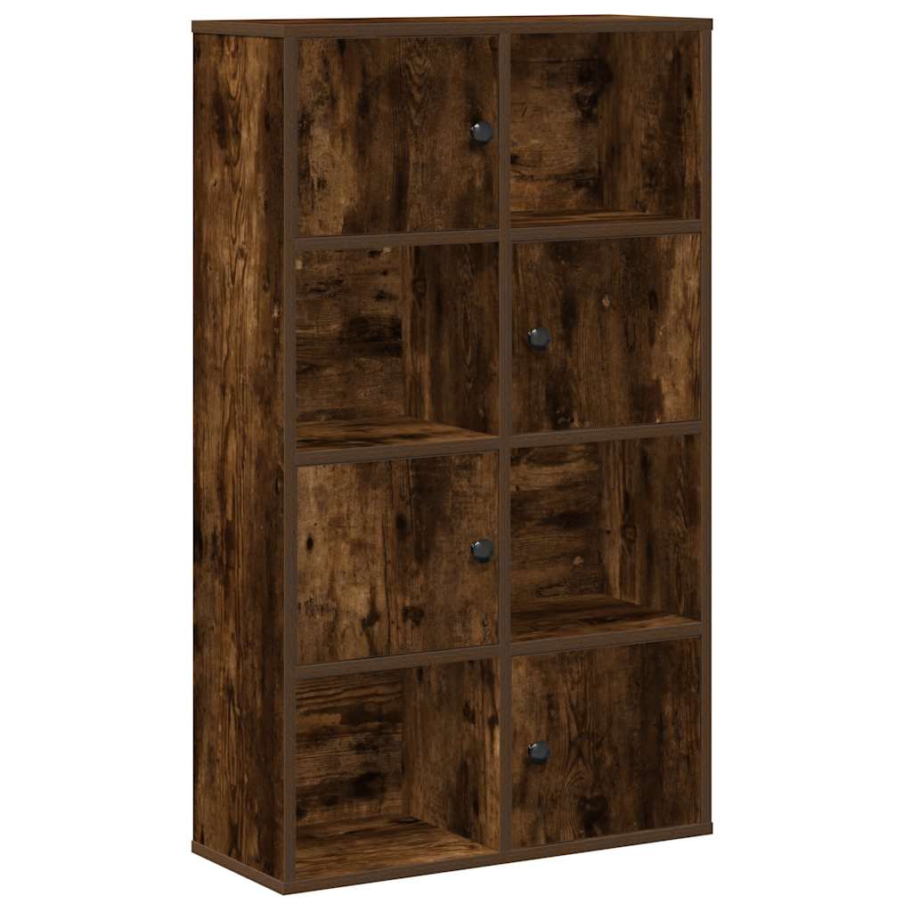 Knihovna 60X24X101,5 Cm Kompozitní Dřevo Kouřový Dub