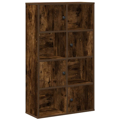Knihovna 60X24X101,5 Cm Kompozitní Dřevo Kouřový Dub