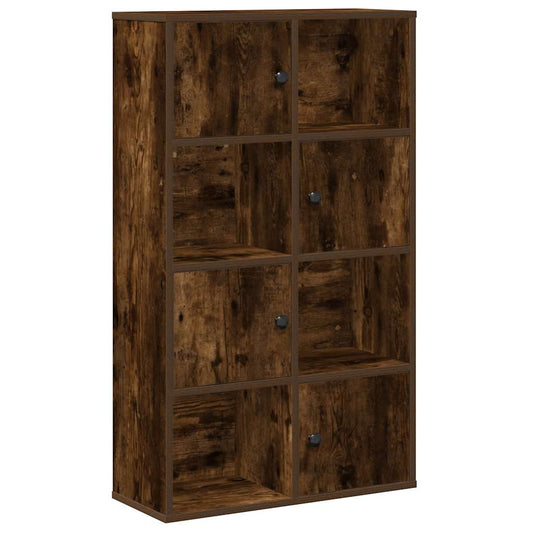 Knihovna 60X24X101,5 Cm Kompozitní Dřevo Kouřový Dub