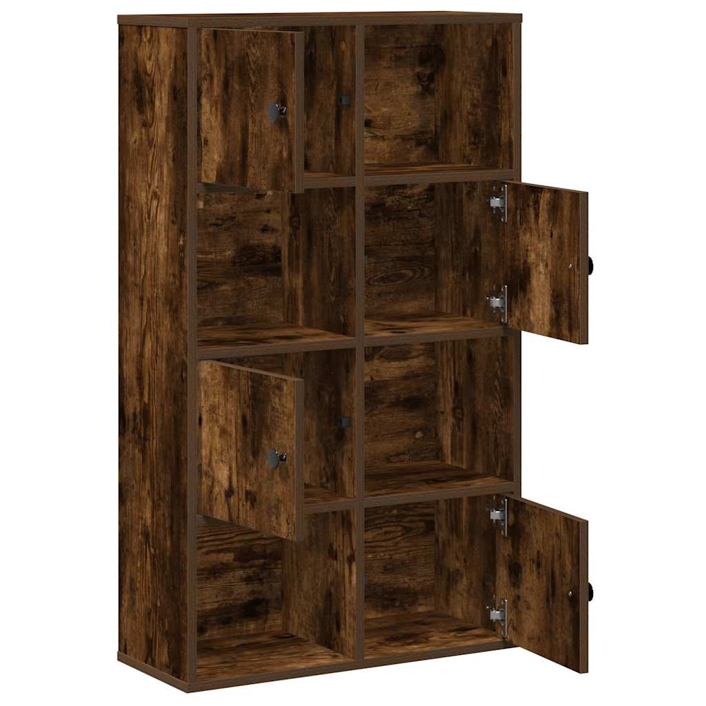 Knihovna 60X24X101,5 Cm Kompozitní Dřevo Kouřový Dub