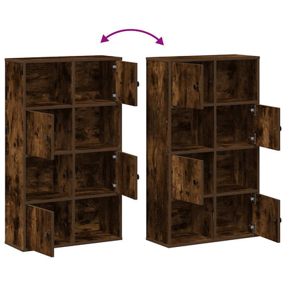 Knihovna 60X24X101,5 Cm Kompozitní Dřevo Kouřový Dub