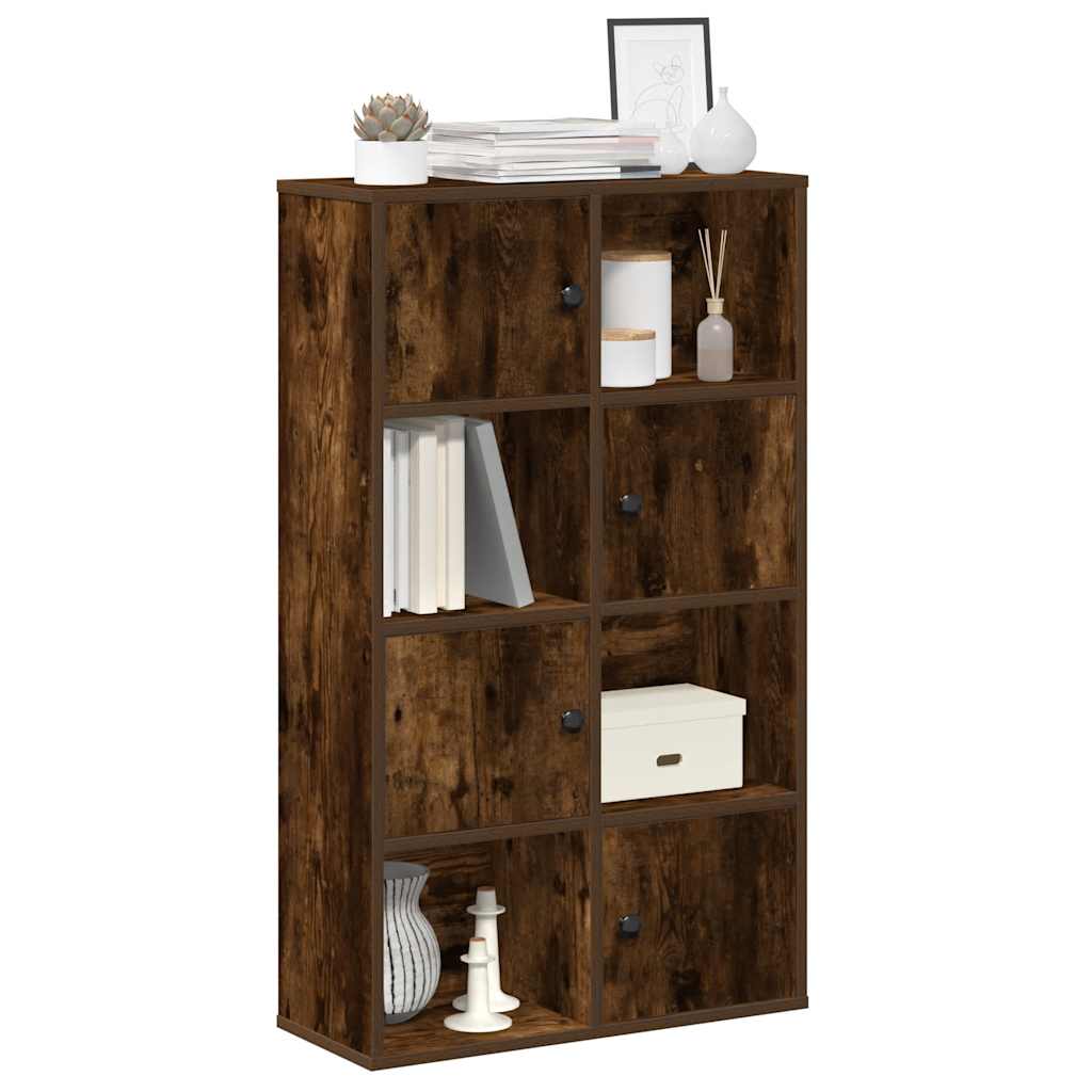 Knihovna 60X24X101,5 Cm Kompozitní Dřevo Kouřový Dub