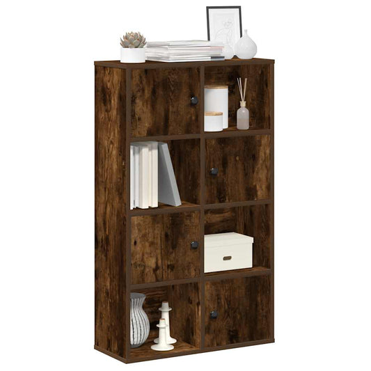 Knihovna 60X24X101,5 Cm Kompozitní Dřevo Kouřový Dub