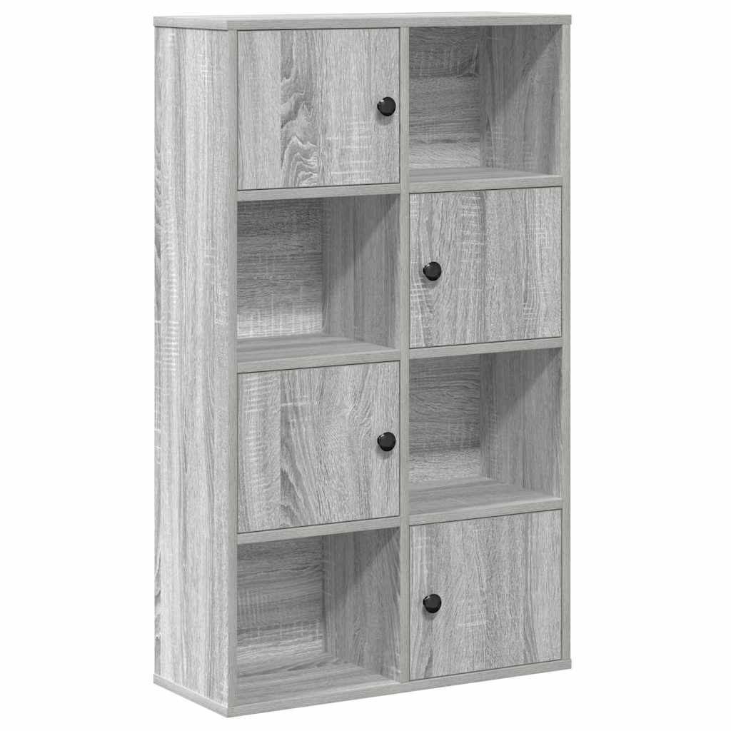 Knihovna Šedá Sonoma 60X24X101,5 Cm Kompozitní Dřevo Šedá Sonoma