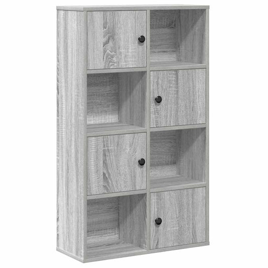 Knihovna Šedá Sonoma 60X24X101,5 Cm Kompozitní Dřevo Šedá Sonoma
