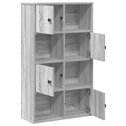 Knihovna Šedá Sonoma 60X24X101,5 Cm Kompozitní Dřevo Šedá Sonoma