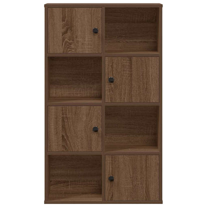 Knihovna 60X24X101,5 Cm Kompozitní Dřevo Hnědý Dub