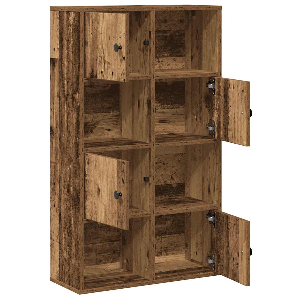 Knihovna 60X24X101,5 Cm Kompozitní Dřevo Staré Dřevo