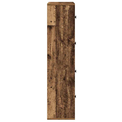 Knihovna 60X24X101,5 Cm Kompozitní Dřevo Staré Dřevo