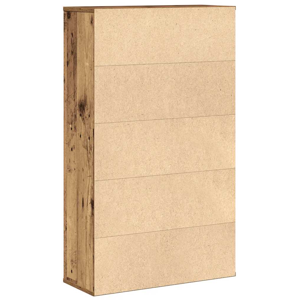 Knihovna 60X24X101,5 Cm Kompozitní Dřevo Staré Dřevo