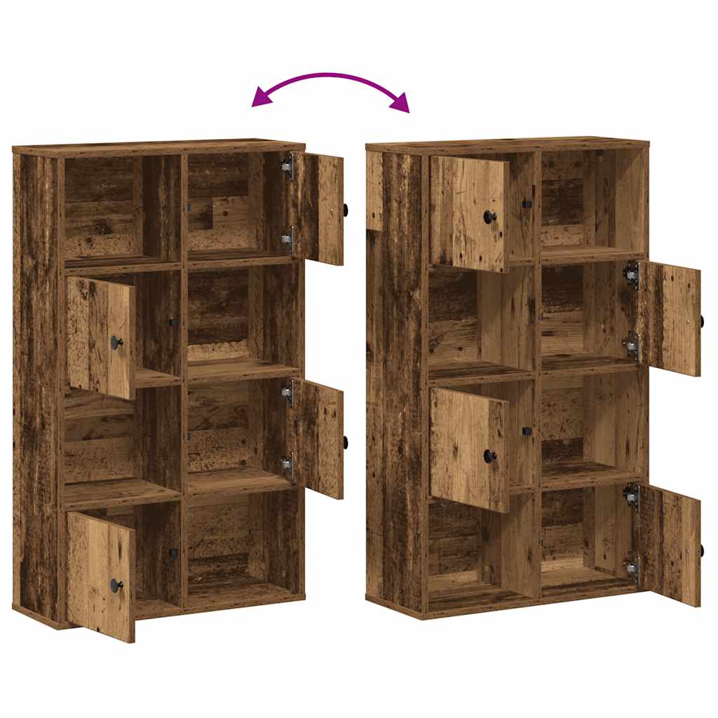 Knihovna 60X24X101,5 Cm Kompozitní Dřevo Staré Dřevo