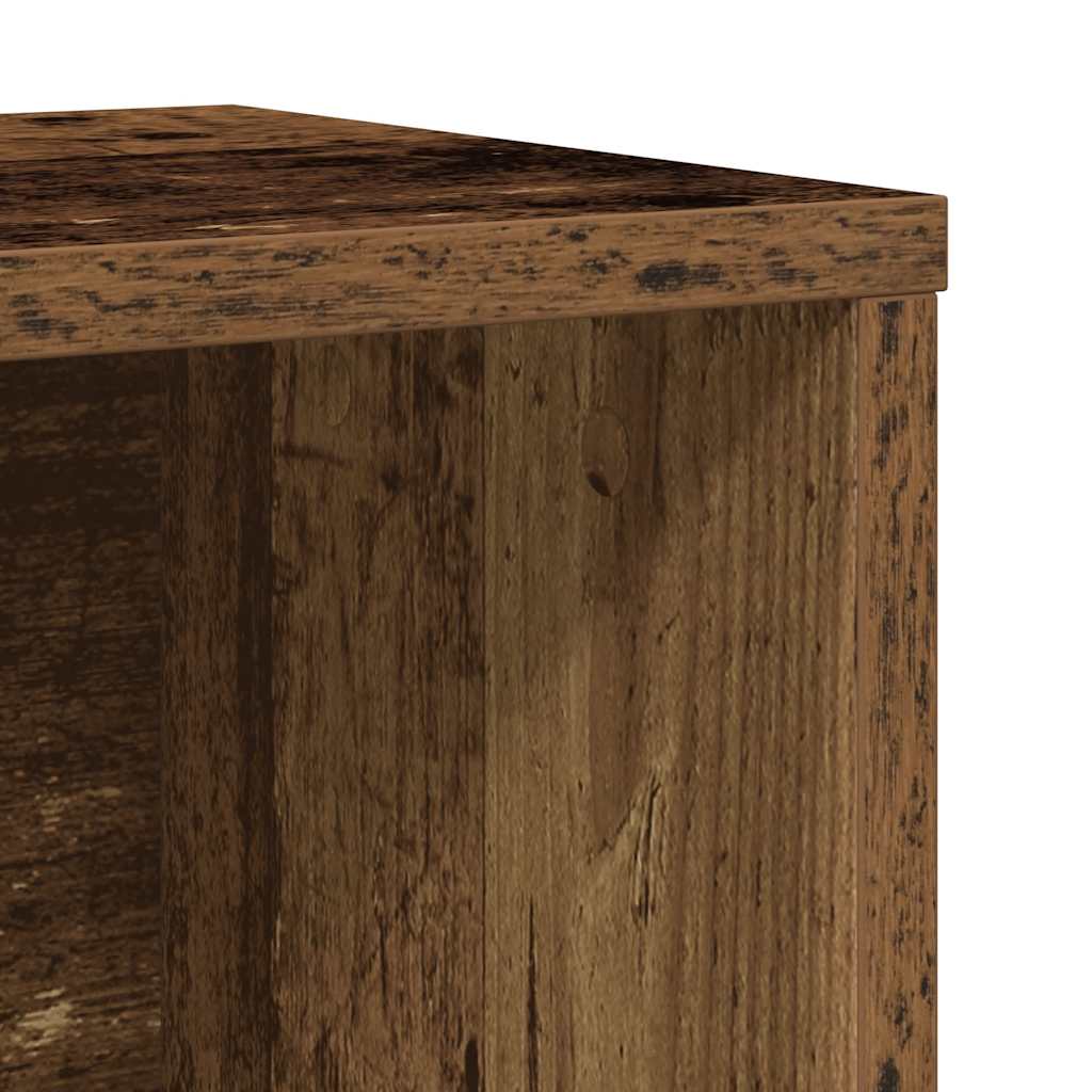 Knihovna 60X24X101,5 Cm Kompozitní Dřevo Staré Dřevo