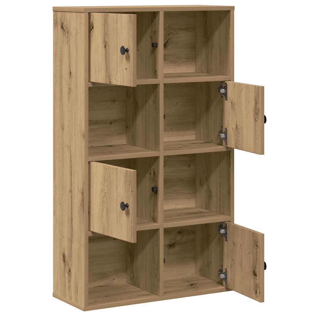 Knihovna 60X24X101,5 Cm Kompozitní Dřevo Dub Artisan