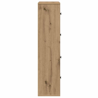 Knihovna 60X24X101,5 Cm Kompozitní Dřevo Dub Artisan