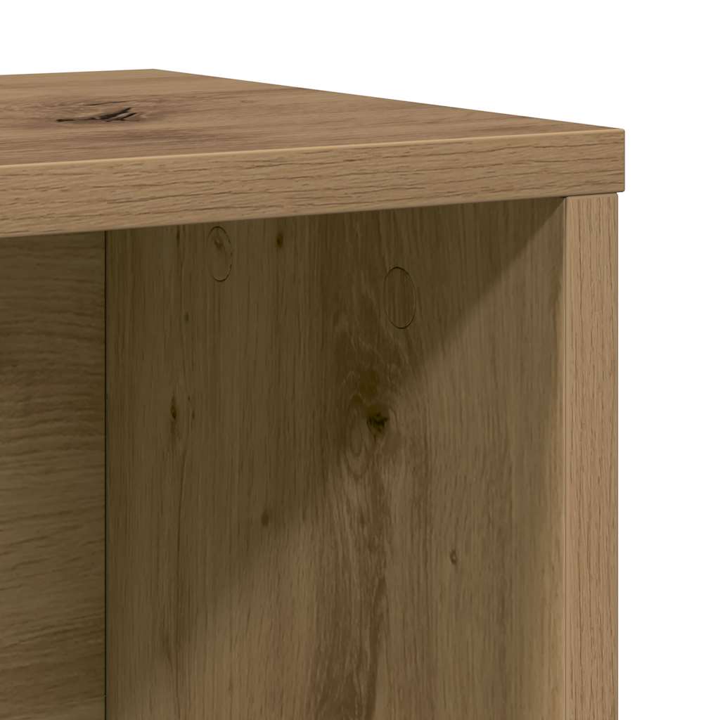 Knihovna 60X24X101,5 Cm Kompozitní Dřevo Dub Artisan